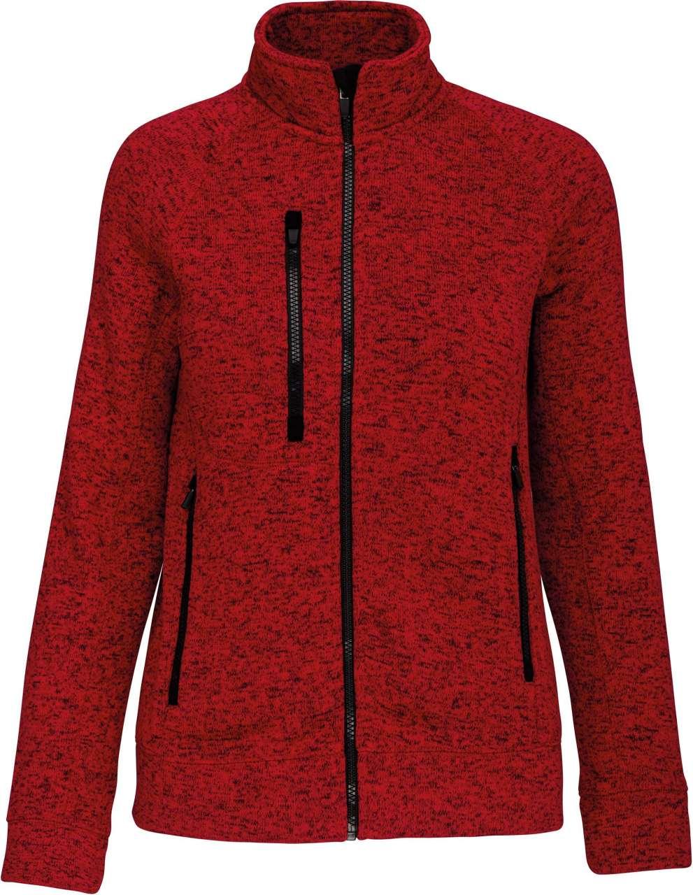 LADIES' FULL ZIP HEATHER JACKET