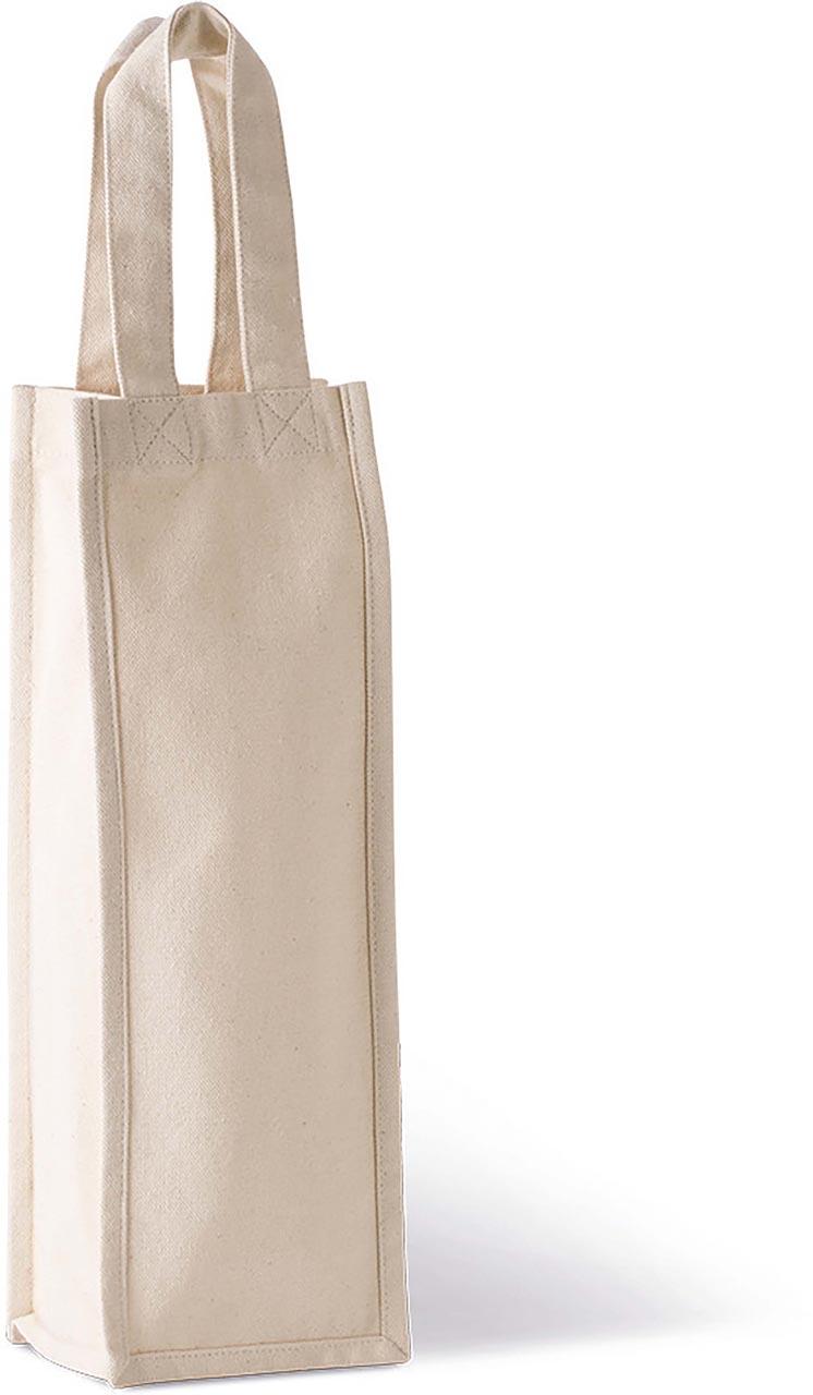 COTTON CANVAS BOTTLE BAG