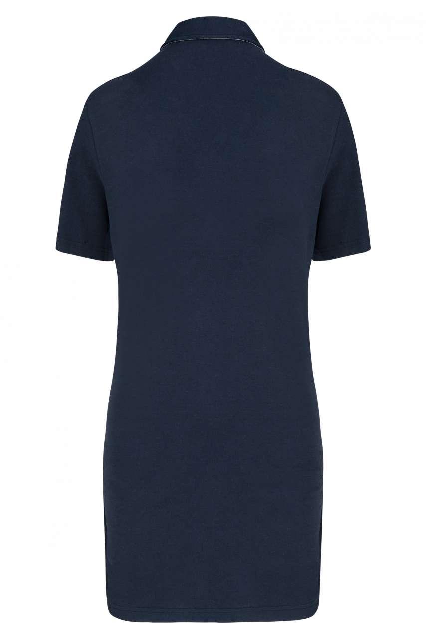 LADIES’ SHORT-SLEEVED LONGLINE POLO SHIRT