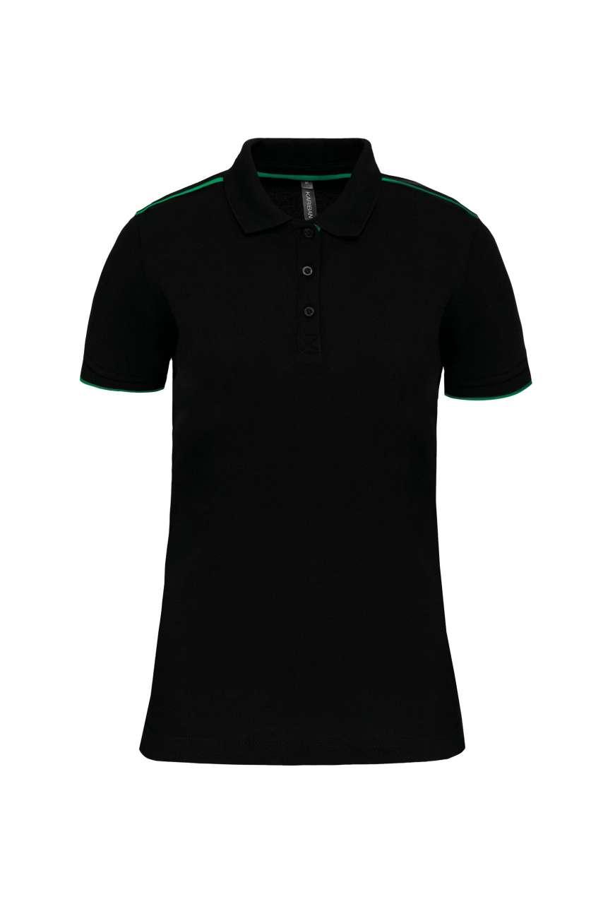 LADIES' SHORT-SLEEVED CONTRASTING DAYTODAY POLO SHIRT