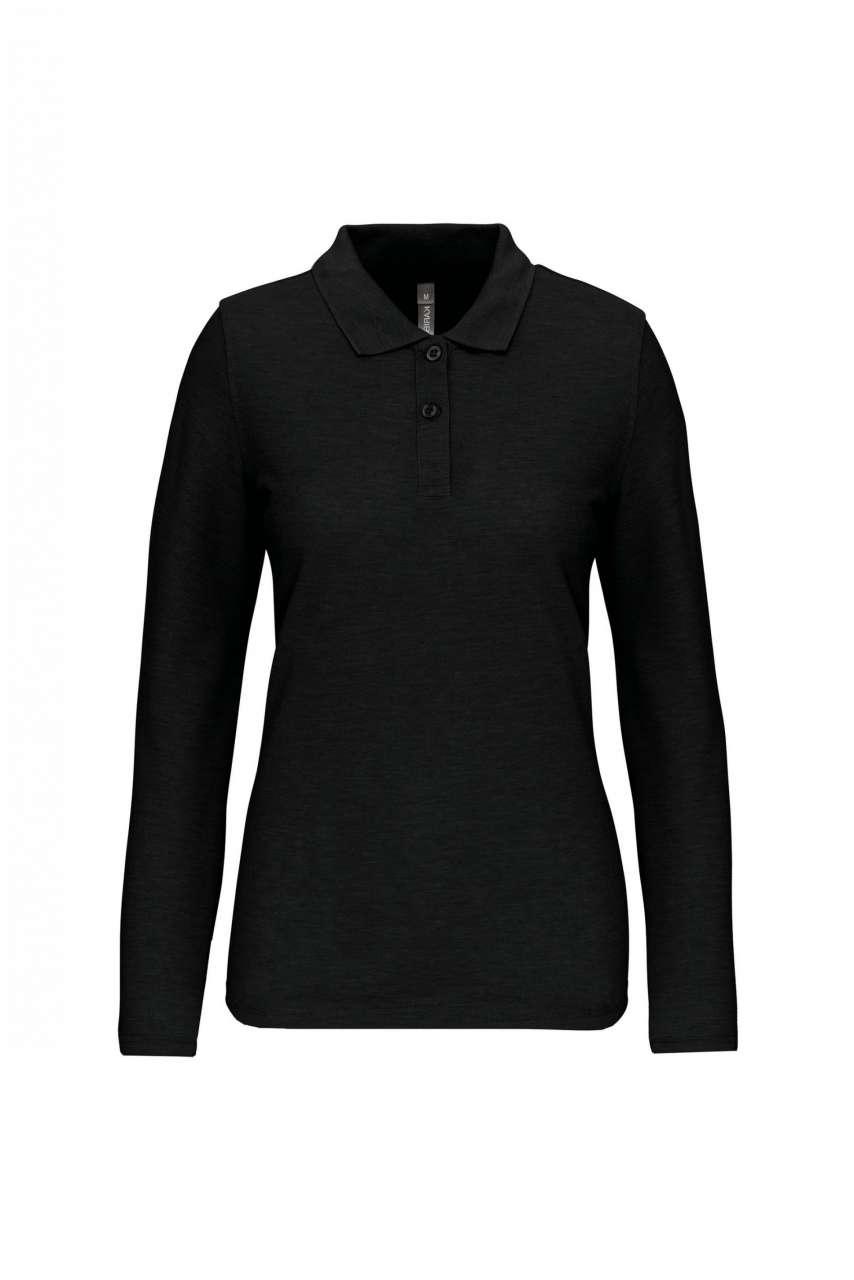 LADIES' LONG-SLEEVED POLO SHIRT