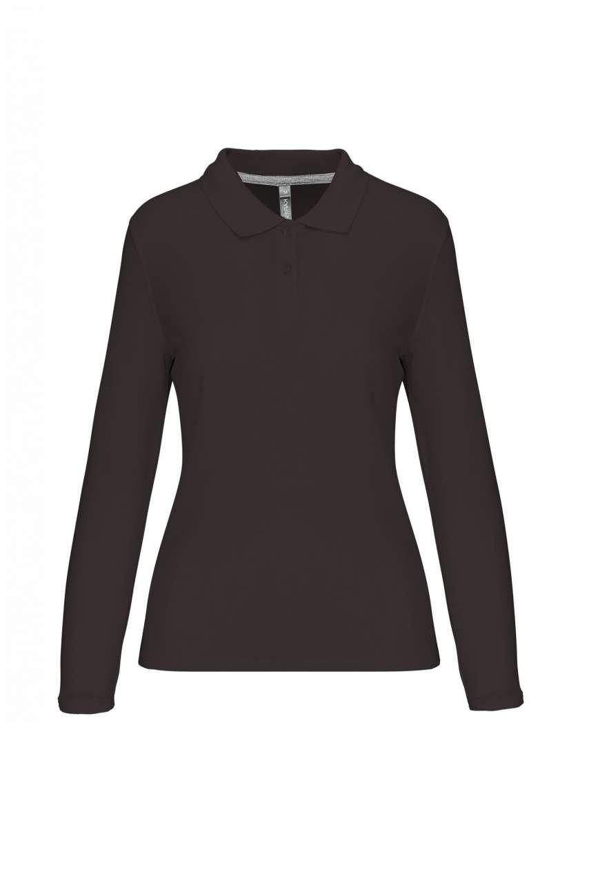 LADIES' LONG-SLEEVED POLO SHIRT