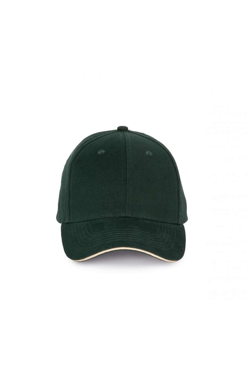 CAP WITH CONTRASTING SANDWICH PEAK - 6PANELS