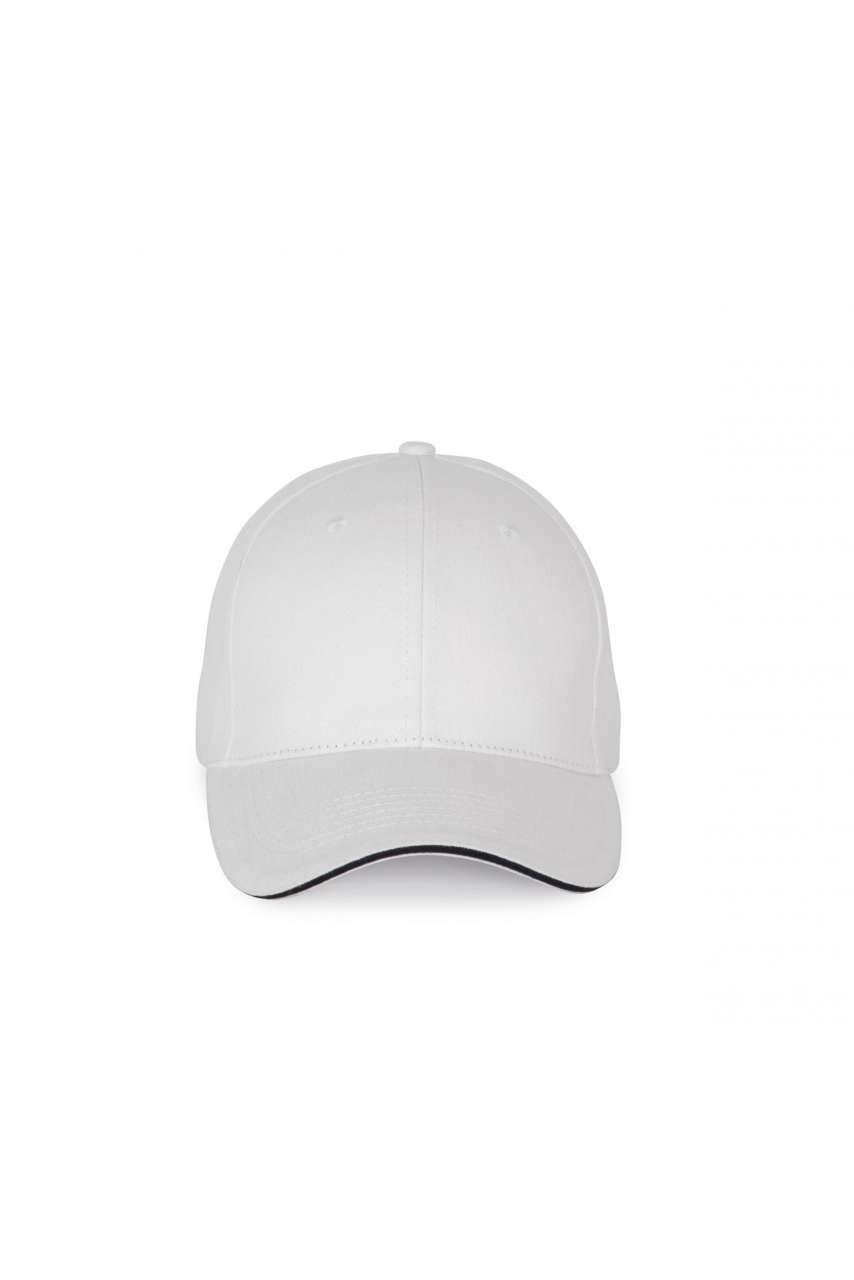 CAP WITH CONTRASTING SANDWICH PEAK - 6PANELS