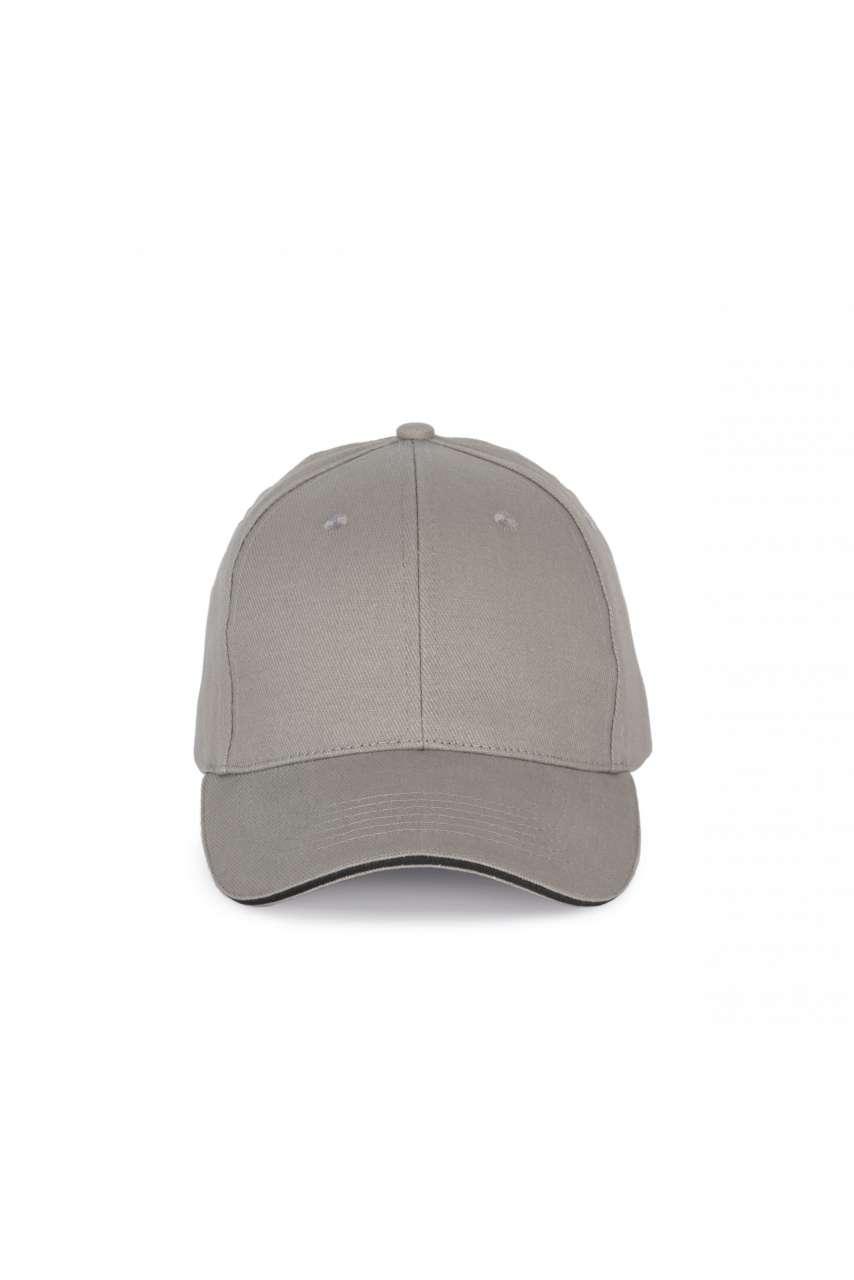 CAP WITH CONTRASTING SANDWICH PEAK - 6PANELS