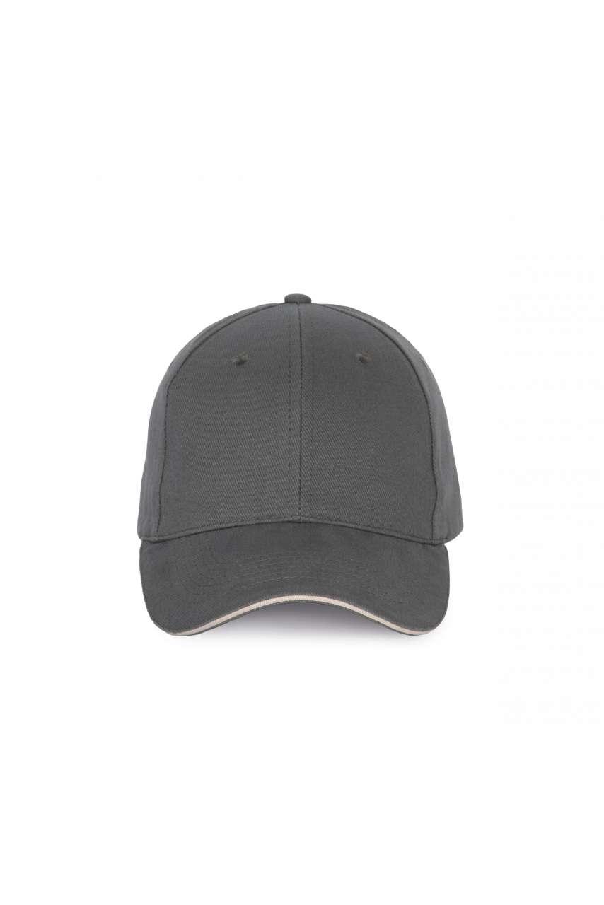 CAP WITH CONTRASTING SANDWICH PEAK - 6PANELS