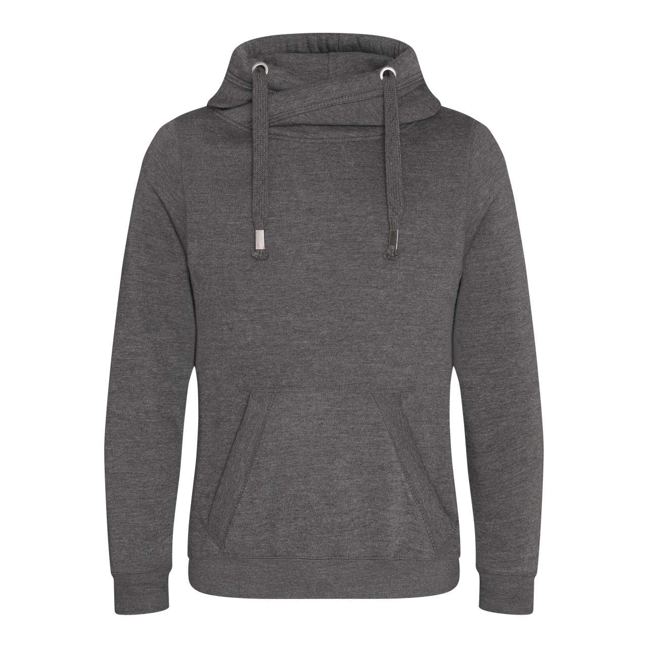 CROSS NECK HOODIE