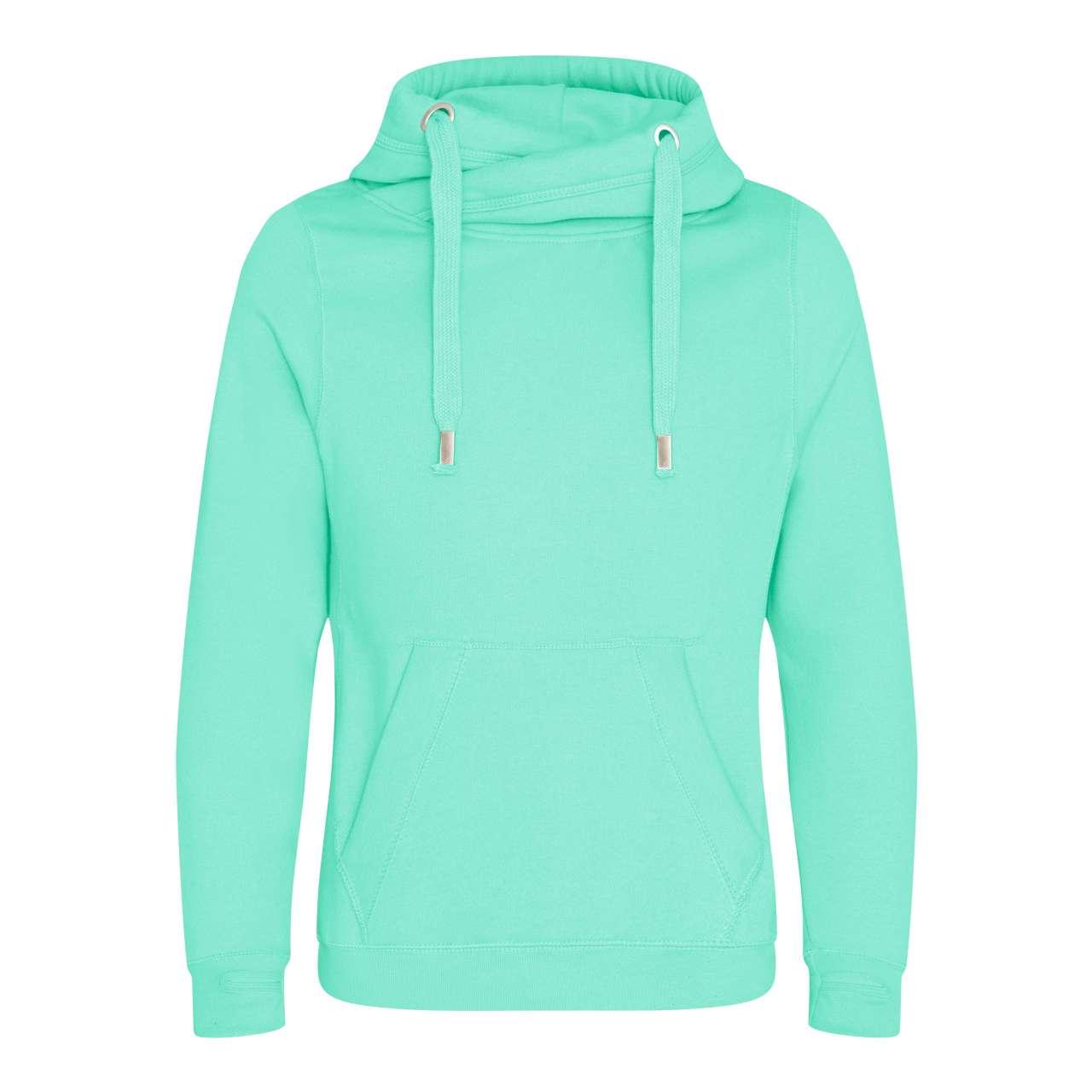 CROSS NECK HOODIE