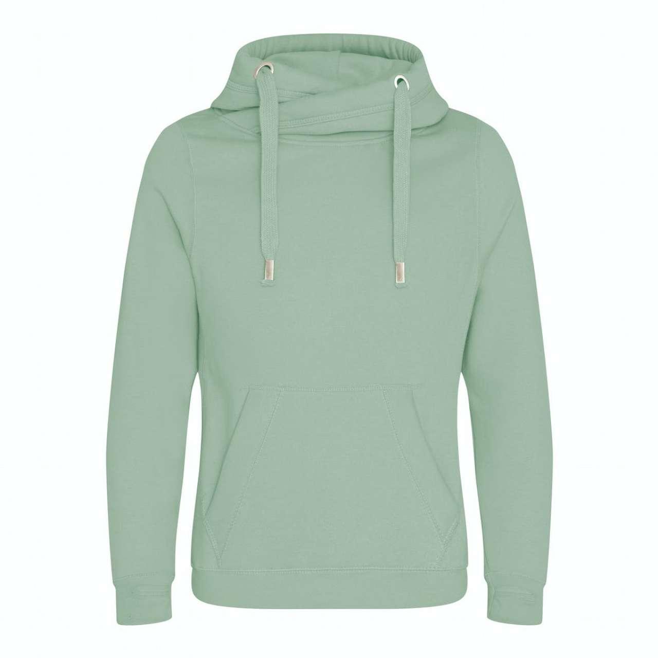 CROSS NECK HOODIE