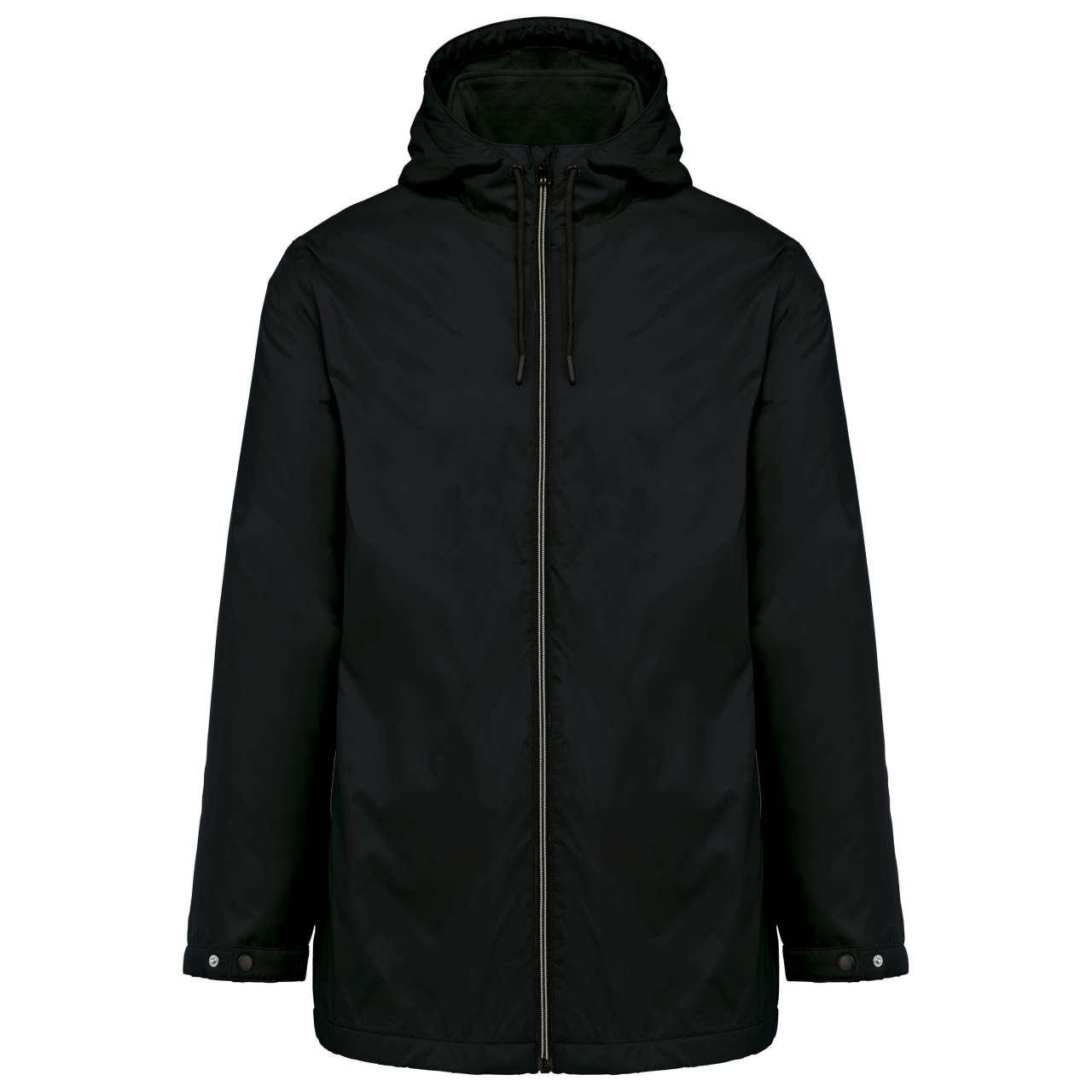 UNISEX HOODED JACKET WITH MICRO-POLARFLEECE LINING