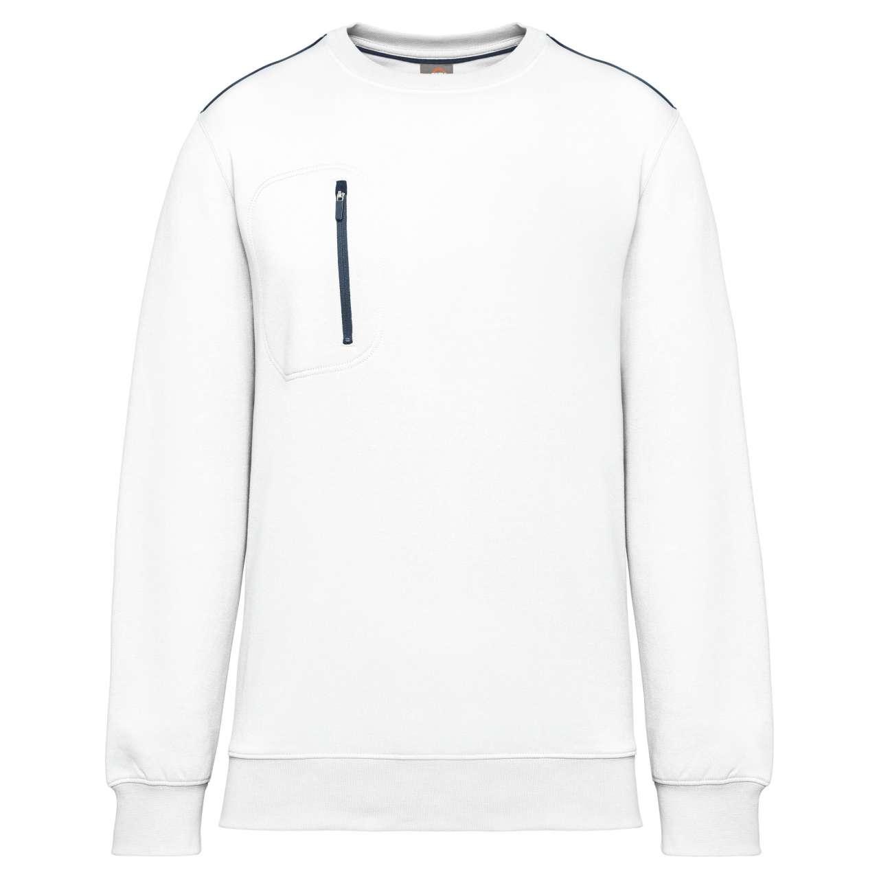 UNISEX DAYTODAY CONTRASTING POCKET SWEATSHIRT