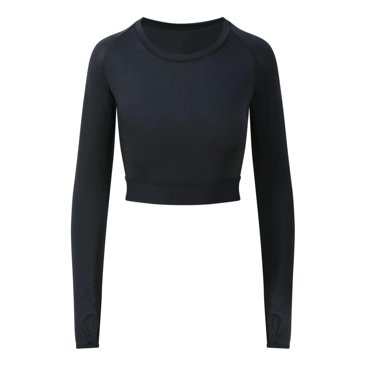 WOMEN'S LONG SLEEVE CROP T