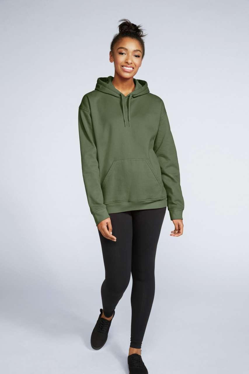 SOFTSTYLE® MIDWEIGHT FLEECE ADULT HOODIE