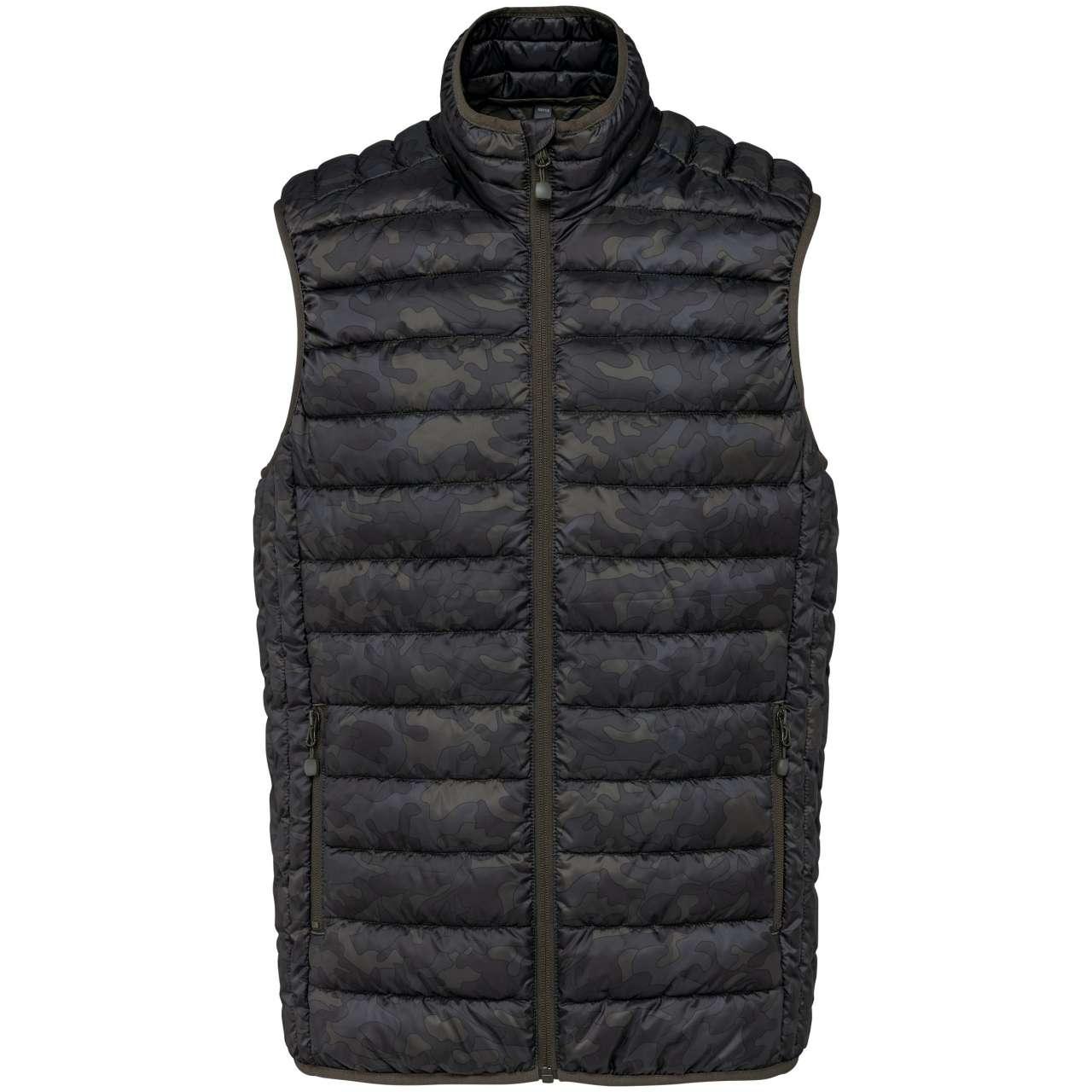 MEN’S LIGHTWEIGHT SLEEVELESS FAKE DOWN JACKET