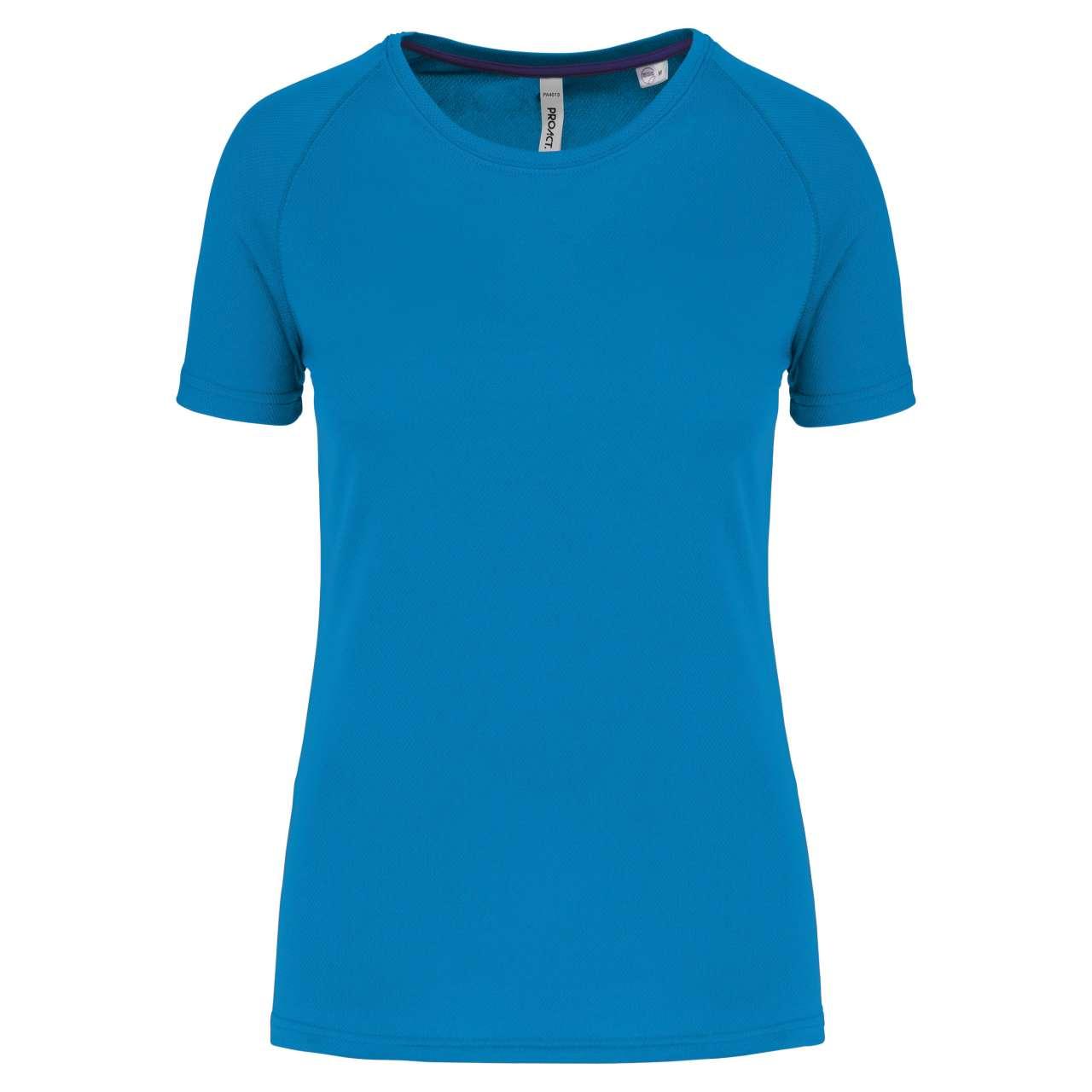 LADIES' RECYCLED ROUND NECK SPORTS T-SHIRT