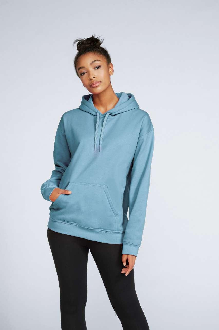 SOFTSTYLE® MIDWEIGHT FLEECE ADULT HOODIE