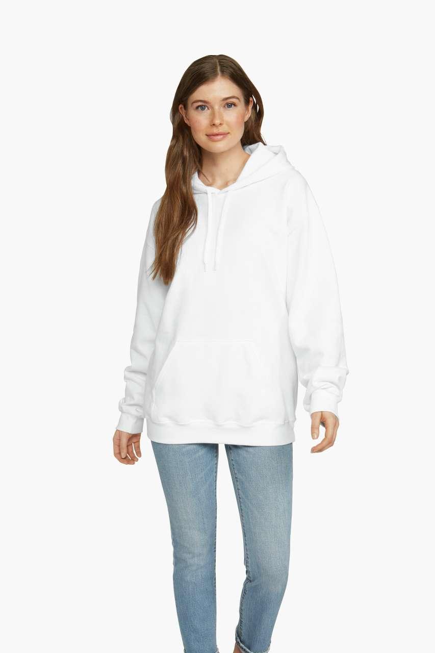 SOFTSTYLE® MIDWEIGHT FLEECE ADULT HOODIE