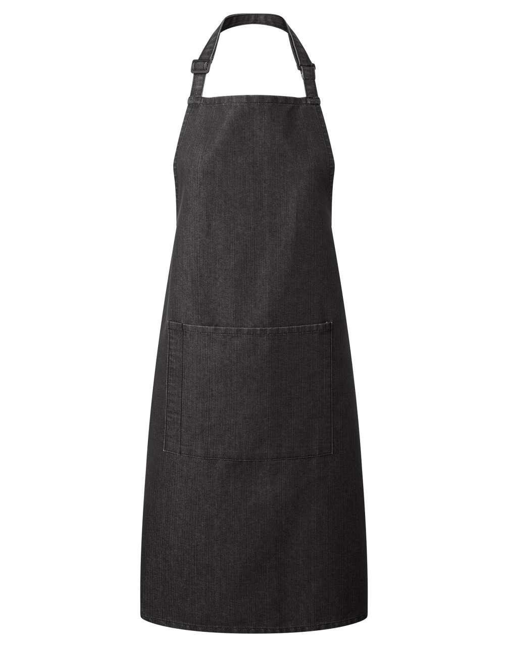 COLOURS COLLECTION BIB APRON WITH POCKET