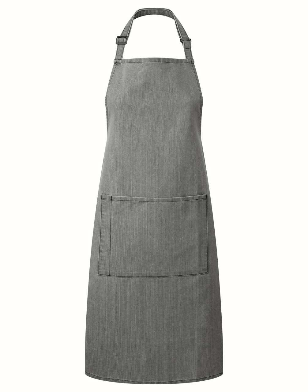 COLOURS COLLECTION BIB APRON WITH POCKET