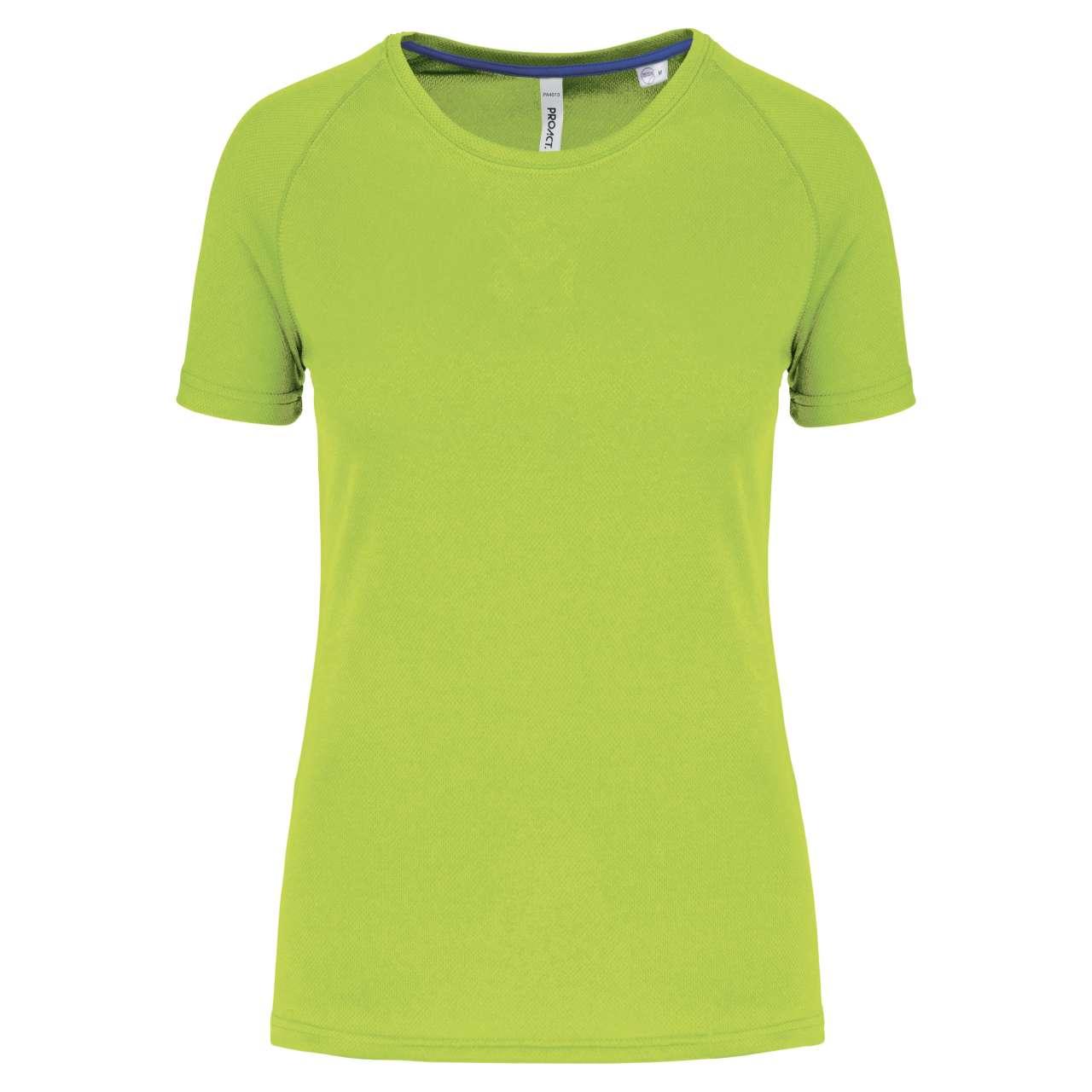 LADIES' RECYCLED ROUND NECK SPORTS T-SHIRT