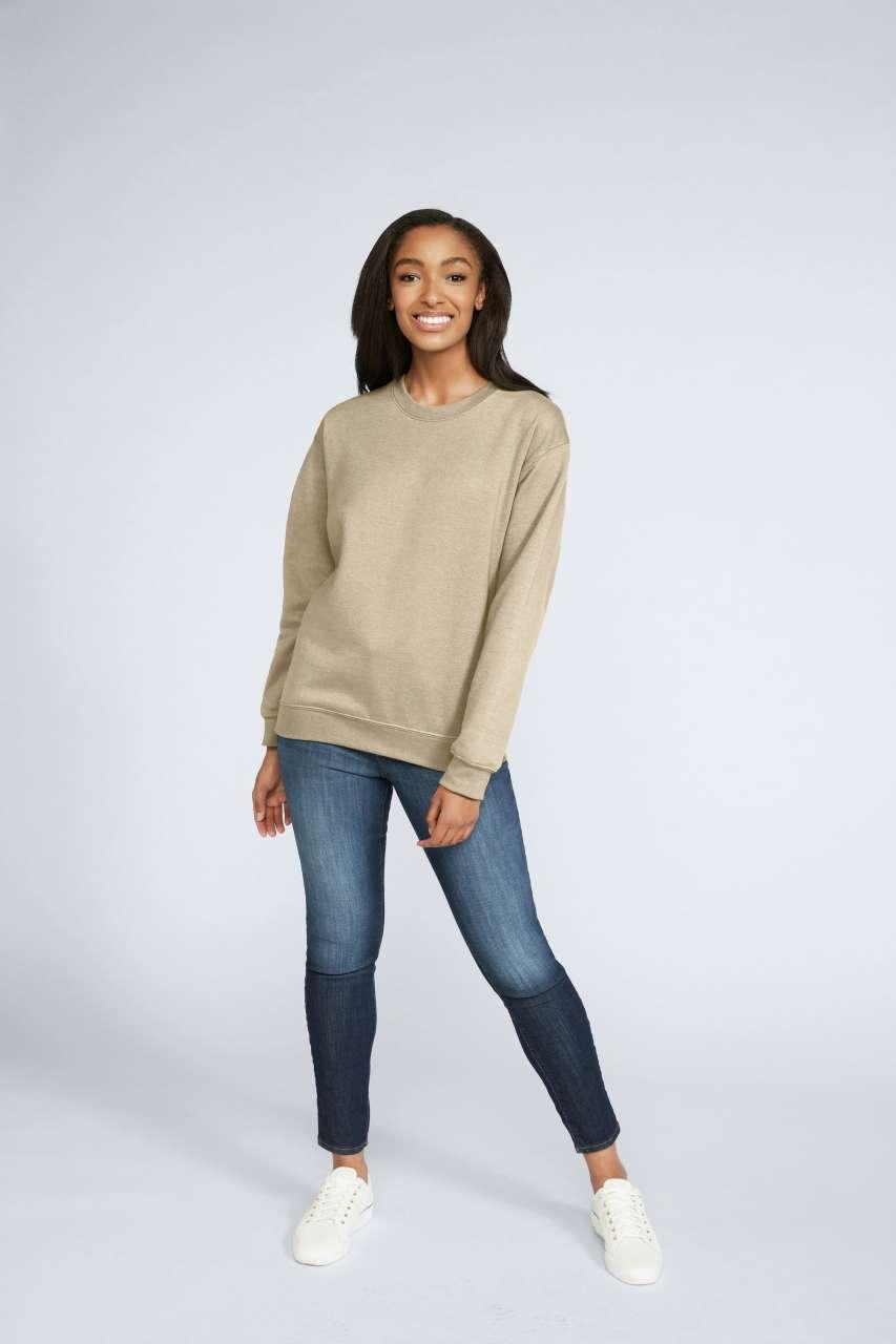 SOFTSTYLE® MIDWEIGHT FLEECE ADULT CREWNECK