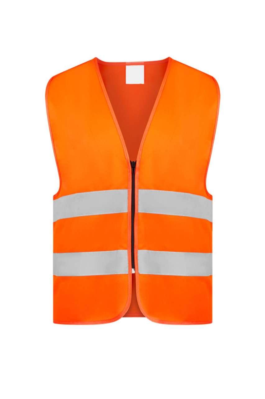 SAFETY VEST WITH ZIPPER 