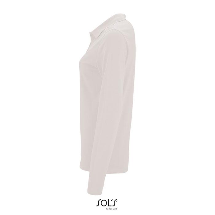 PERFECT női LSL POLO  180 (S02083-WH-XXL)