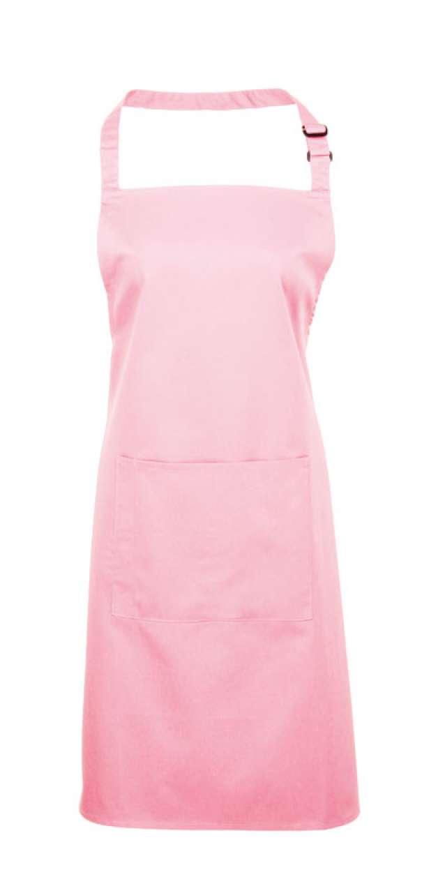 COLOURS COLLECTION BIB APRON WITH POCKET