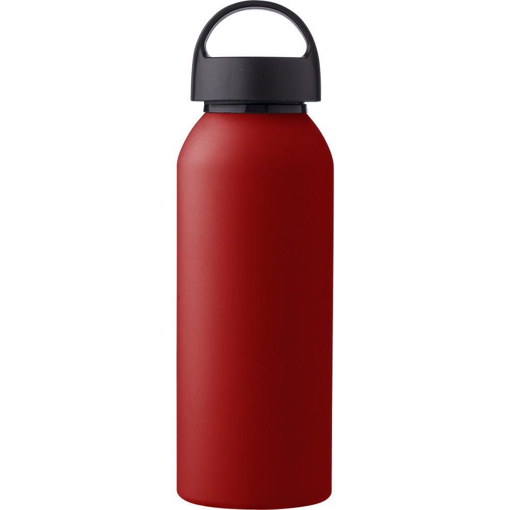 Újrahasznosított alumínium palack, 500 ml, piros