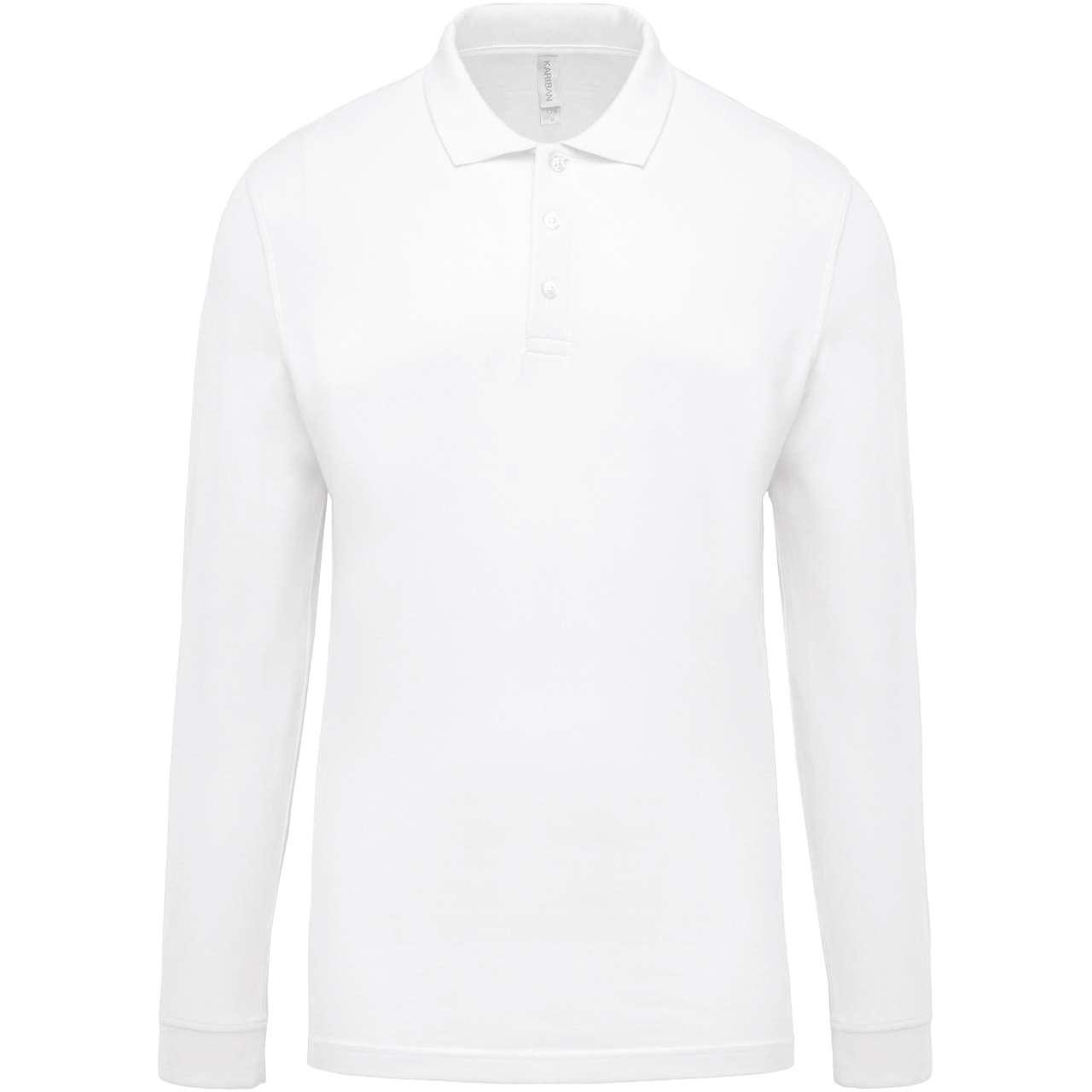 MEN'S LONG-SLEEVED PIQUÉ POLO SHIRT