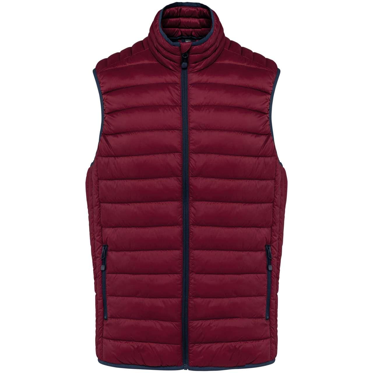 MEN’S LIGHTWEIGHT SLEEVELESS FAKE DOWN JACKET