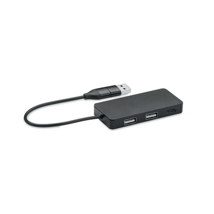 3 portos USB hub, 20 cm kábel (MO2142-03)