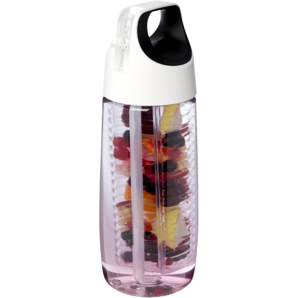 HydroFruit sport palack infuserrel, 700 ml, áttetsző fehér