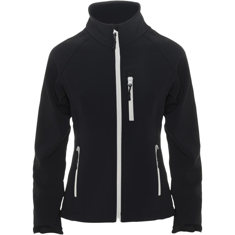 Roly Antartida női softshell dzseki, Solid black, L