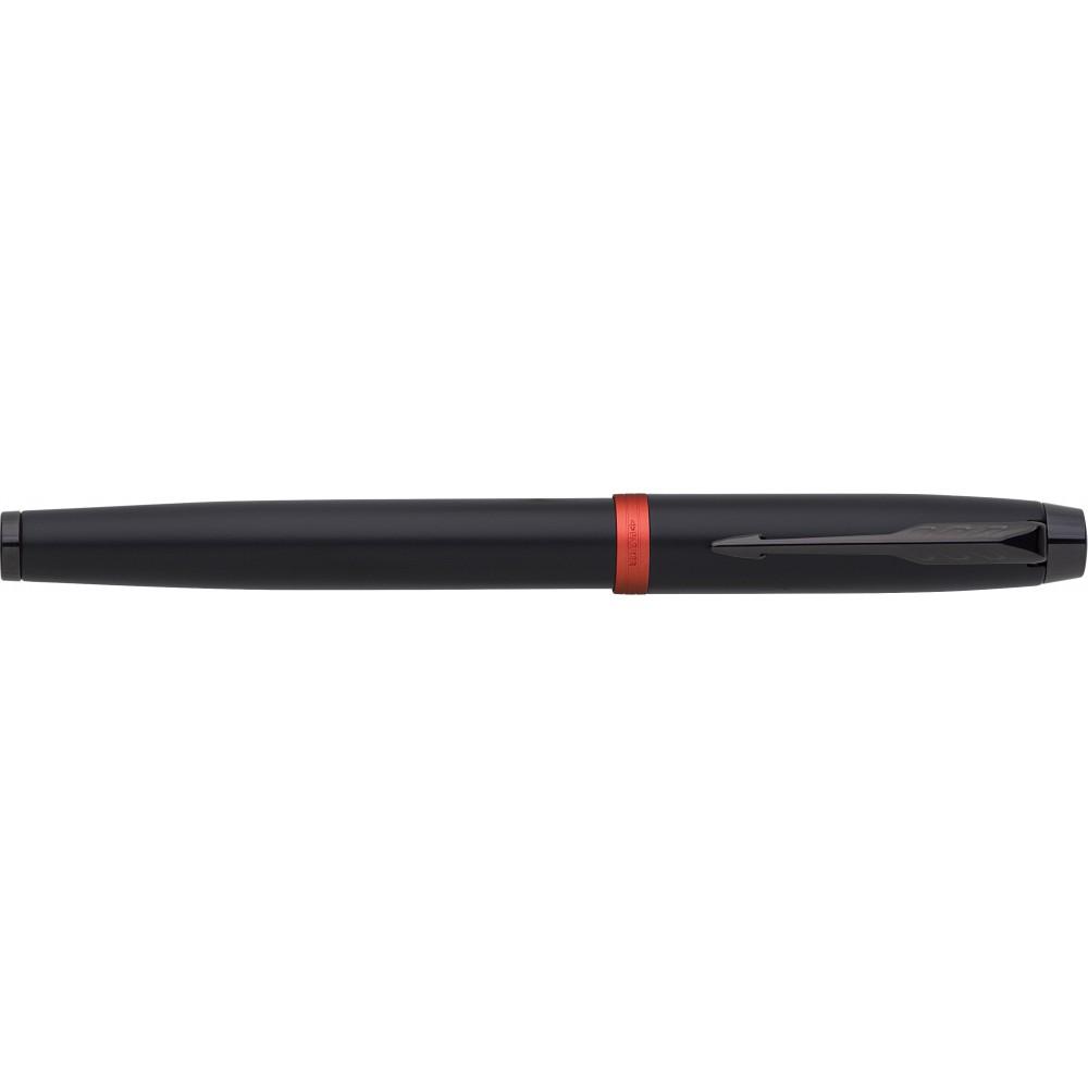 Parker IM Vibrant Rings PVD rollerball, narancs/fekete