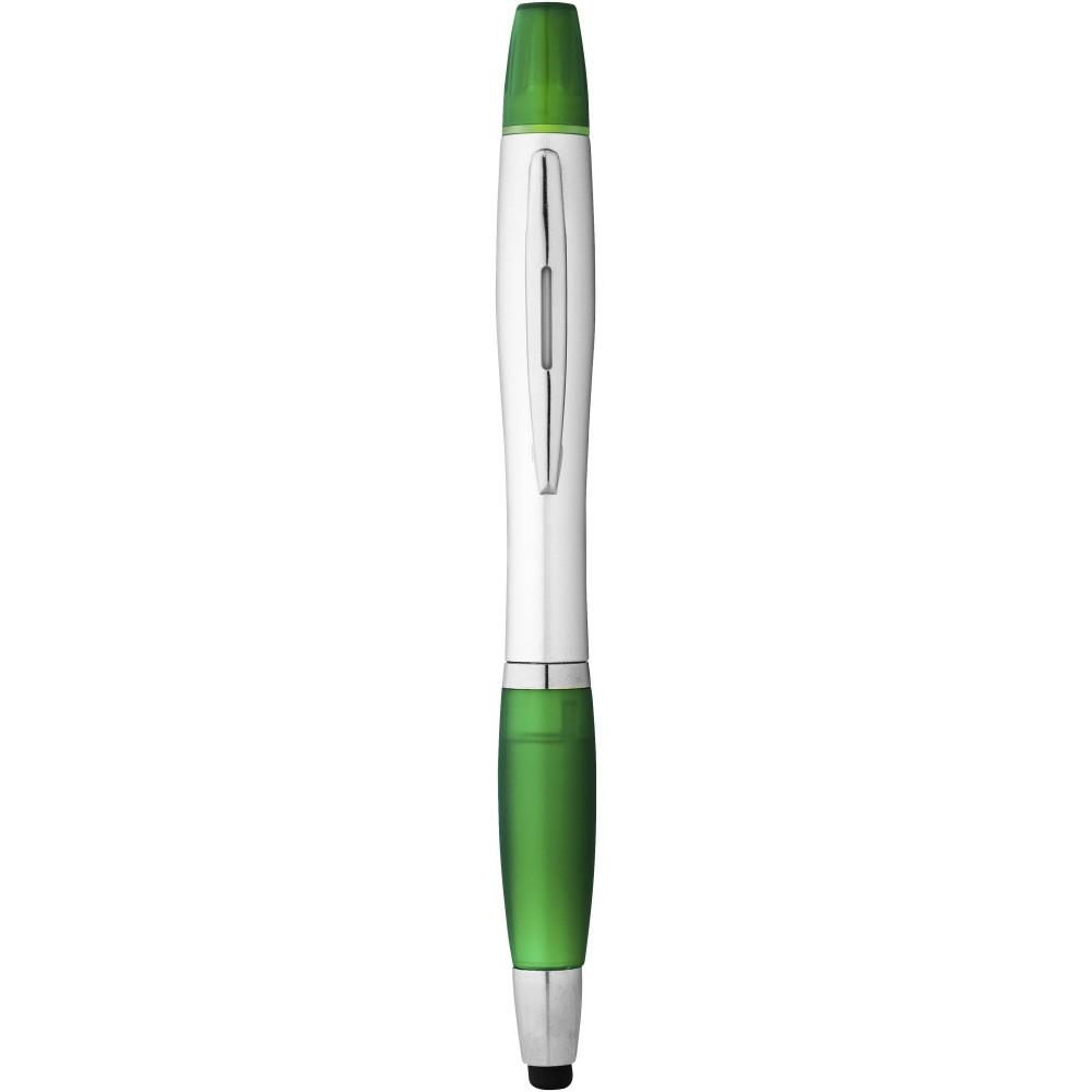 Nash többfunkciós golyóstoll fekete tollbetéttel, zöld