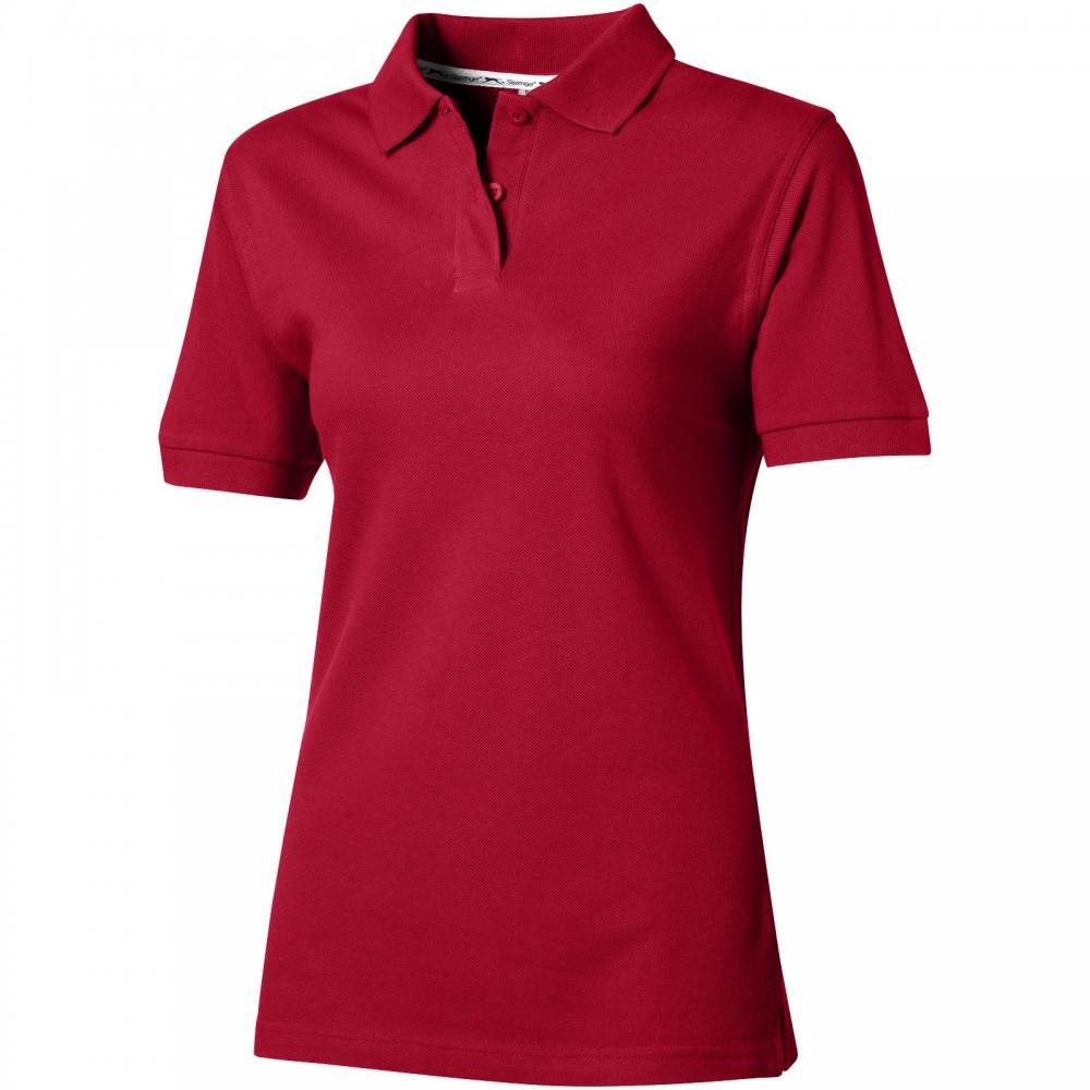 Slazenger Forehand galléros nőipóló, pamut, piros, XL