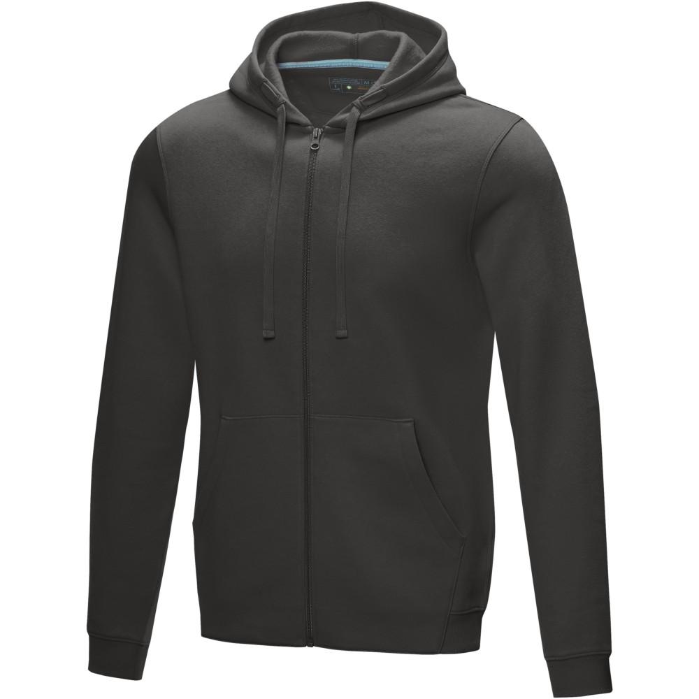 Elevate Ruby férfi organikus kapucnis pulóver, szürke, 3XL