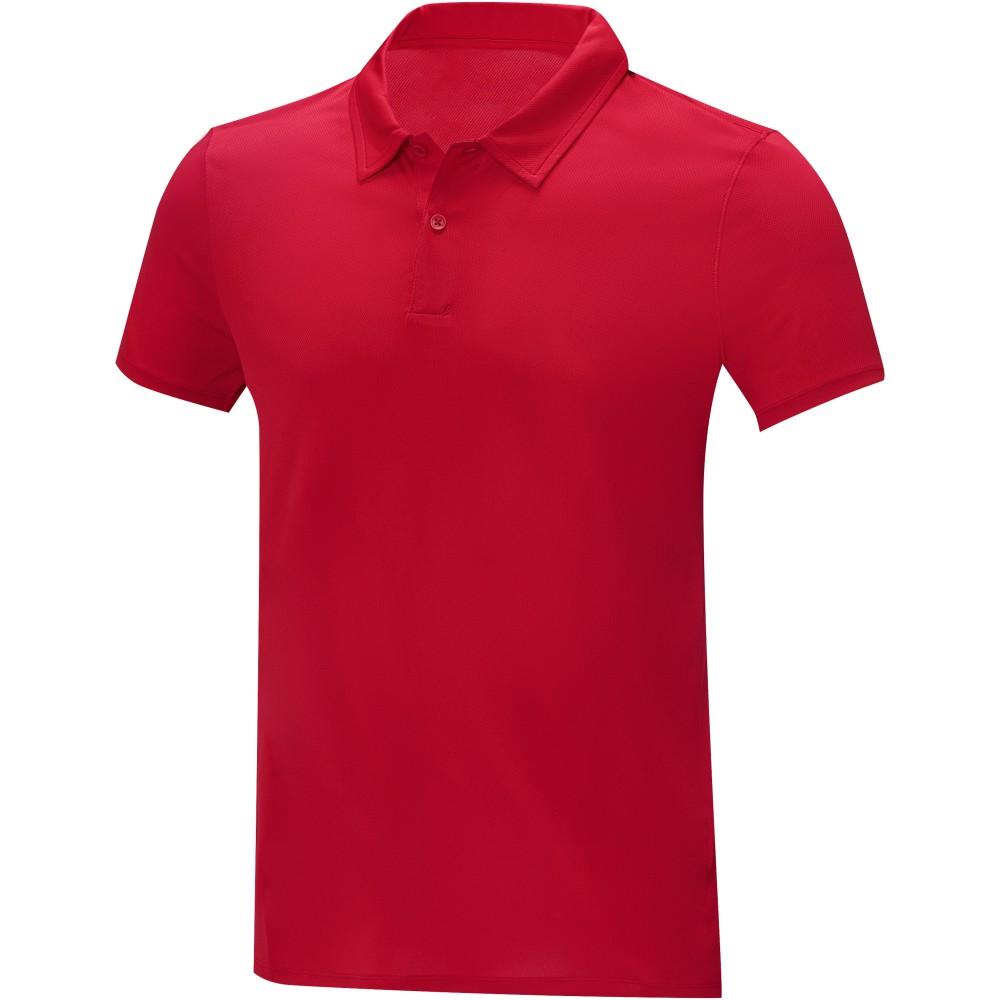 Elevate Deimos férfi galléros cool fit póló, piros, M