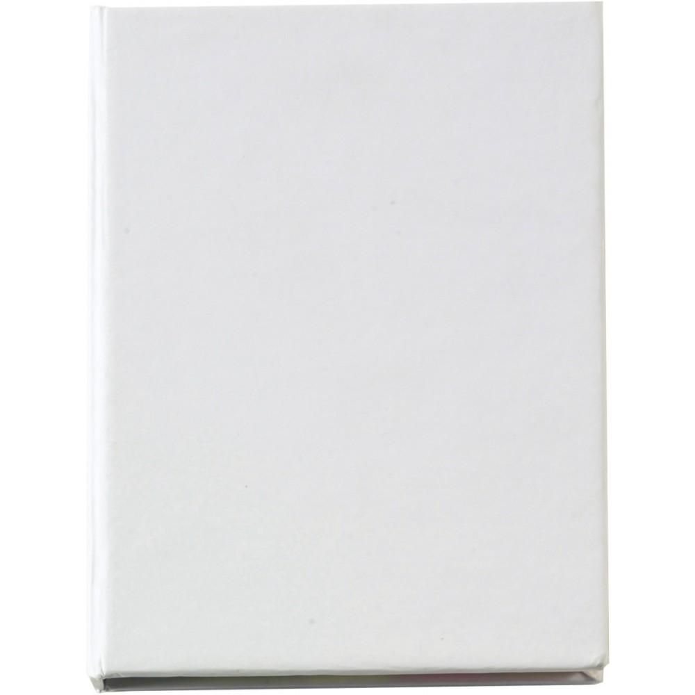 Öntapadó jegyzettömb és jelölők karton borítóval, fehér