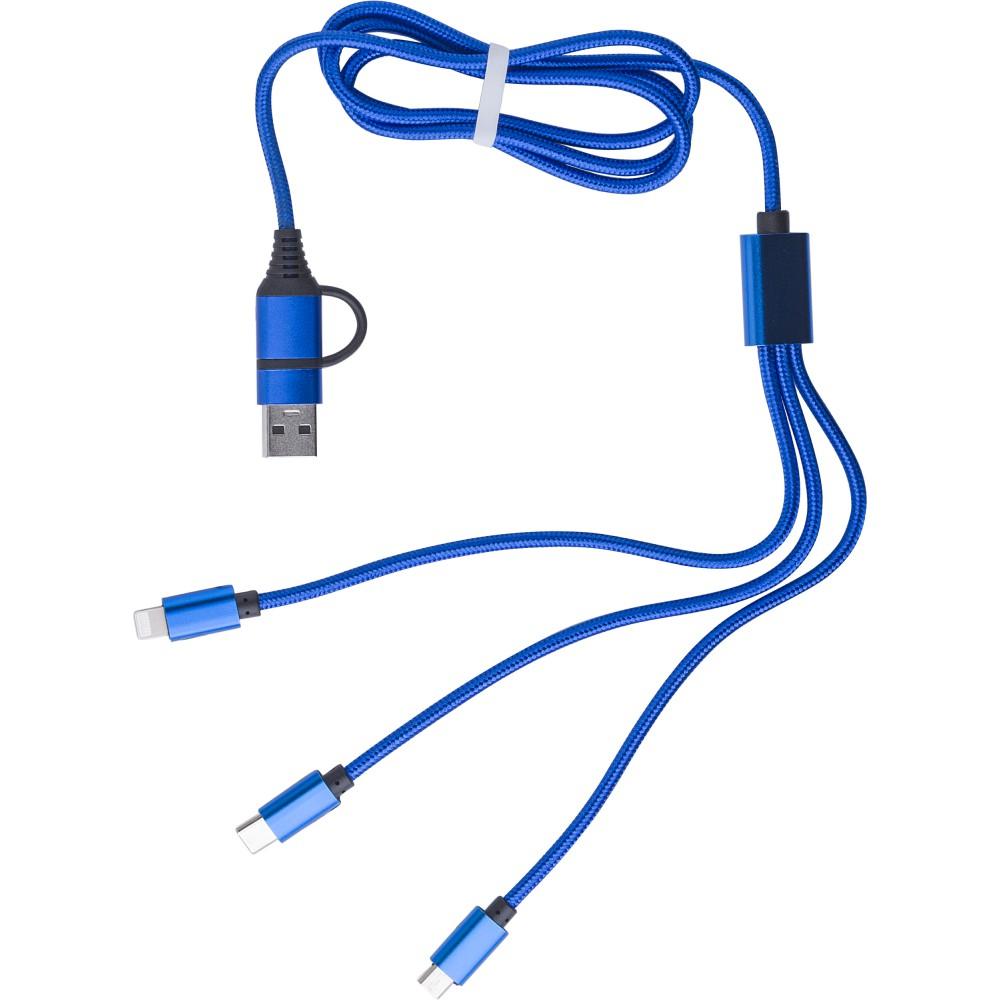 Töltőkábel USB/C, kék