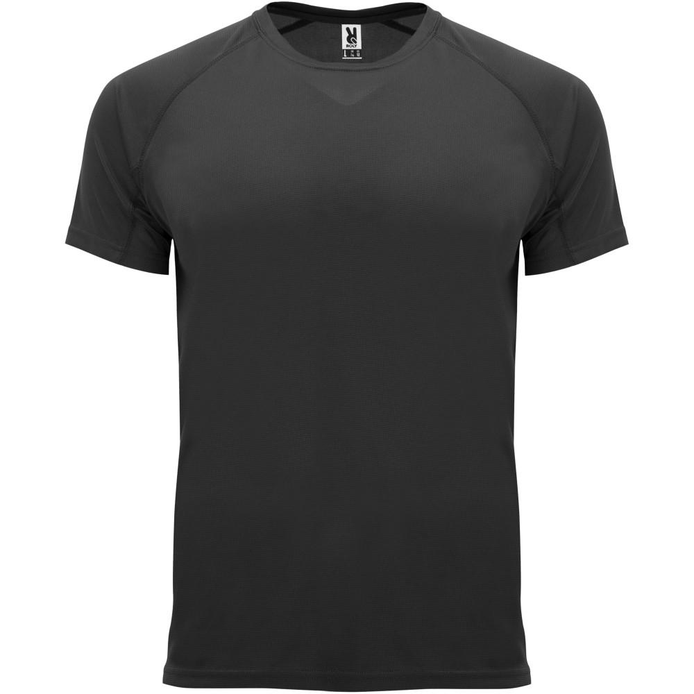 Roly Bahrain férfi sportpóló, Solid black, S