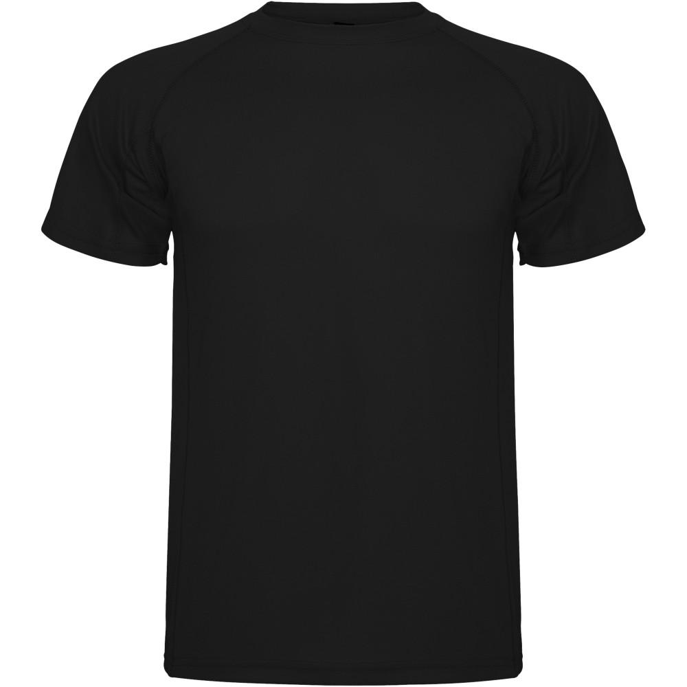 Roly Montecarlo férfi sportpóló, Solid black, 3XL