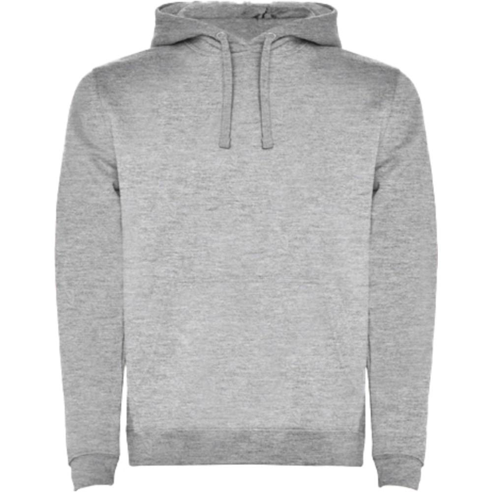 Roly Urban férfi kapucnis pulóver, Marl Grey, XL