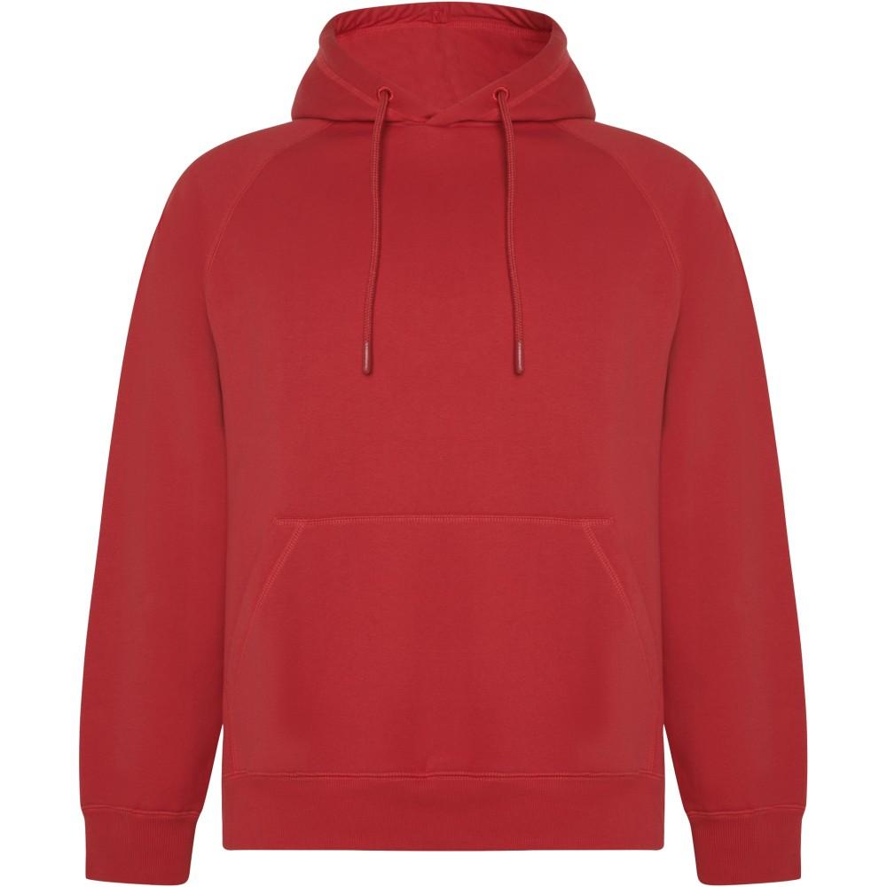 Roly Vinson uniszex kapucnis pulóver, Red, XL