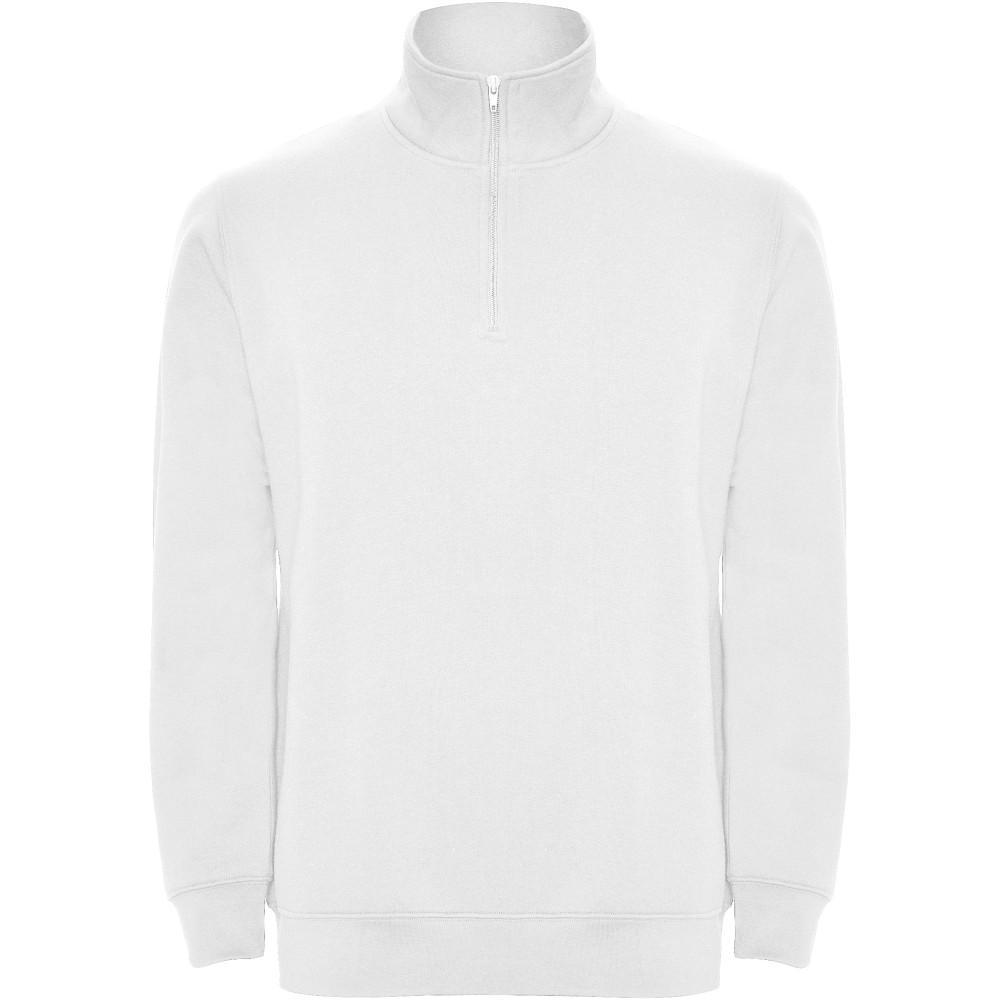 Roly Aneto negyedcipzáros pulóver, White, L