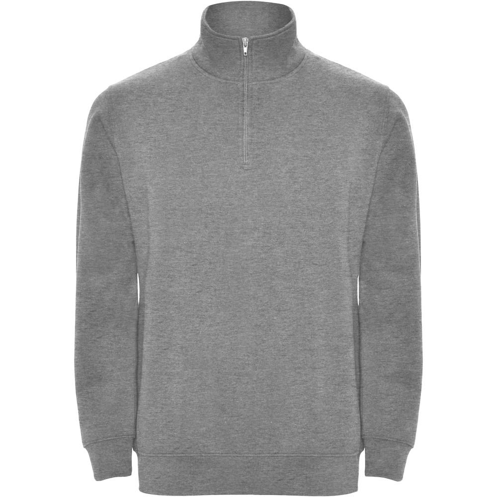 Roly Aneto negyedcipzáros pulóver, Marl Grey, 2XL
