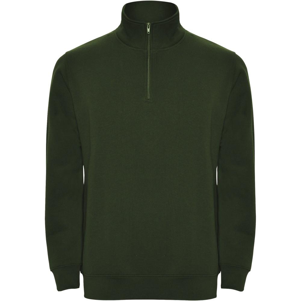 Roly Aneto negyedcipzáros pulóver, Bottle green, 3XL
