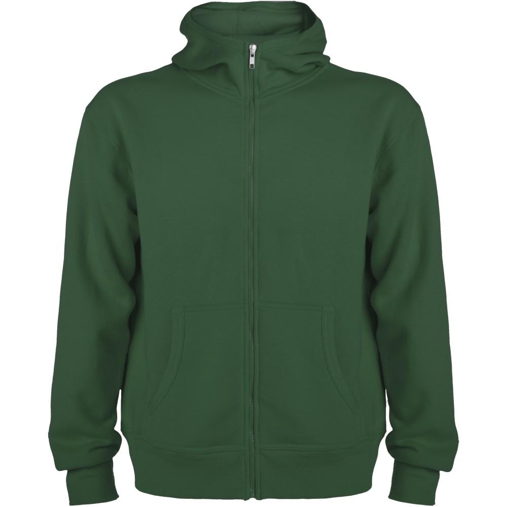Roly Montblanc uniszex kapucnis pulóver, Bottle green, L
