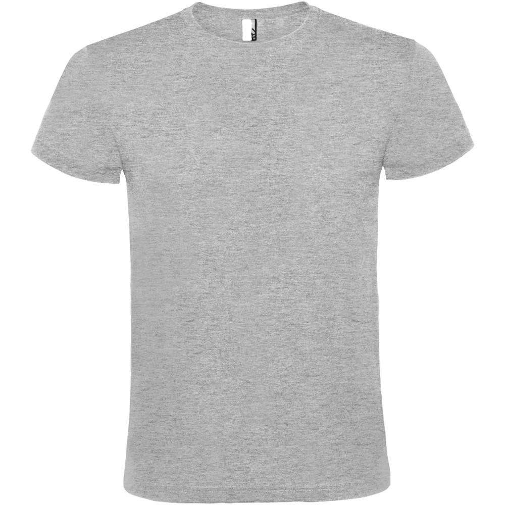 Roly Atomic uniszex pamutpóló, Marl Grey, XL